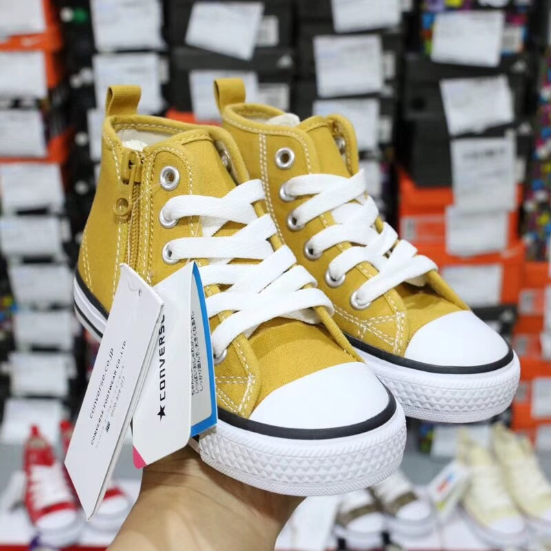 Classic Converse zipper high-top children_s canvas shoes children_s shoes 22-35-d7fdf709